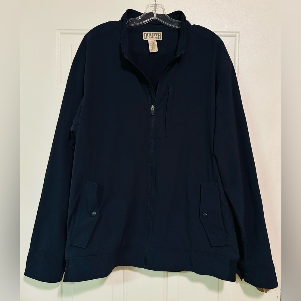 Duluth‎ Trading Co Men's XL Jacket Blue Wind Breaker Like New